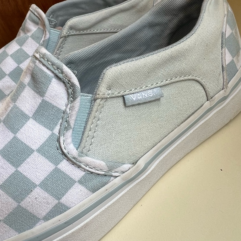 Vans Low Top Checkerboard Trainers - Picture 4 of 6